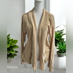 Ralph Lauren Long Cardigan cream knitted